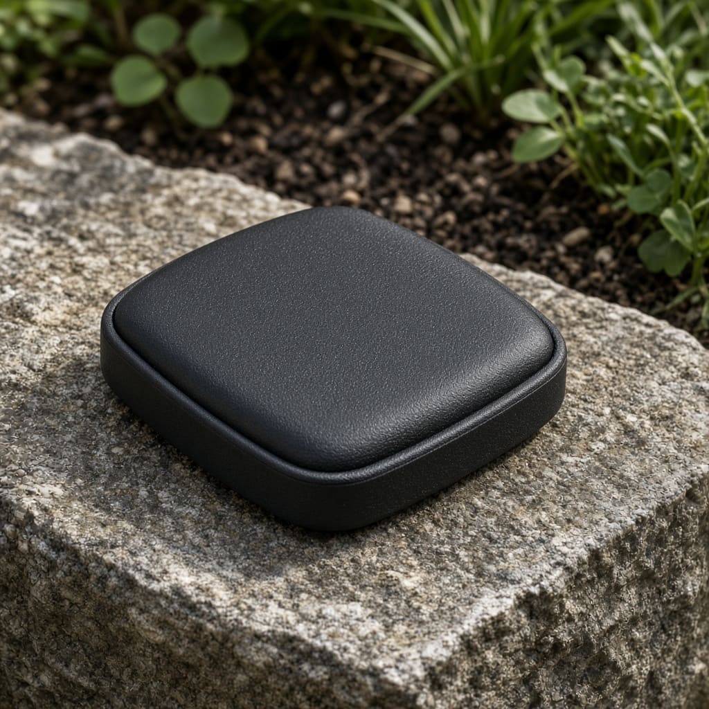 ASA irrigation controller lid OEM wholesale — matte black outdoor lid