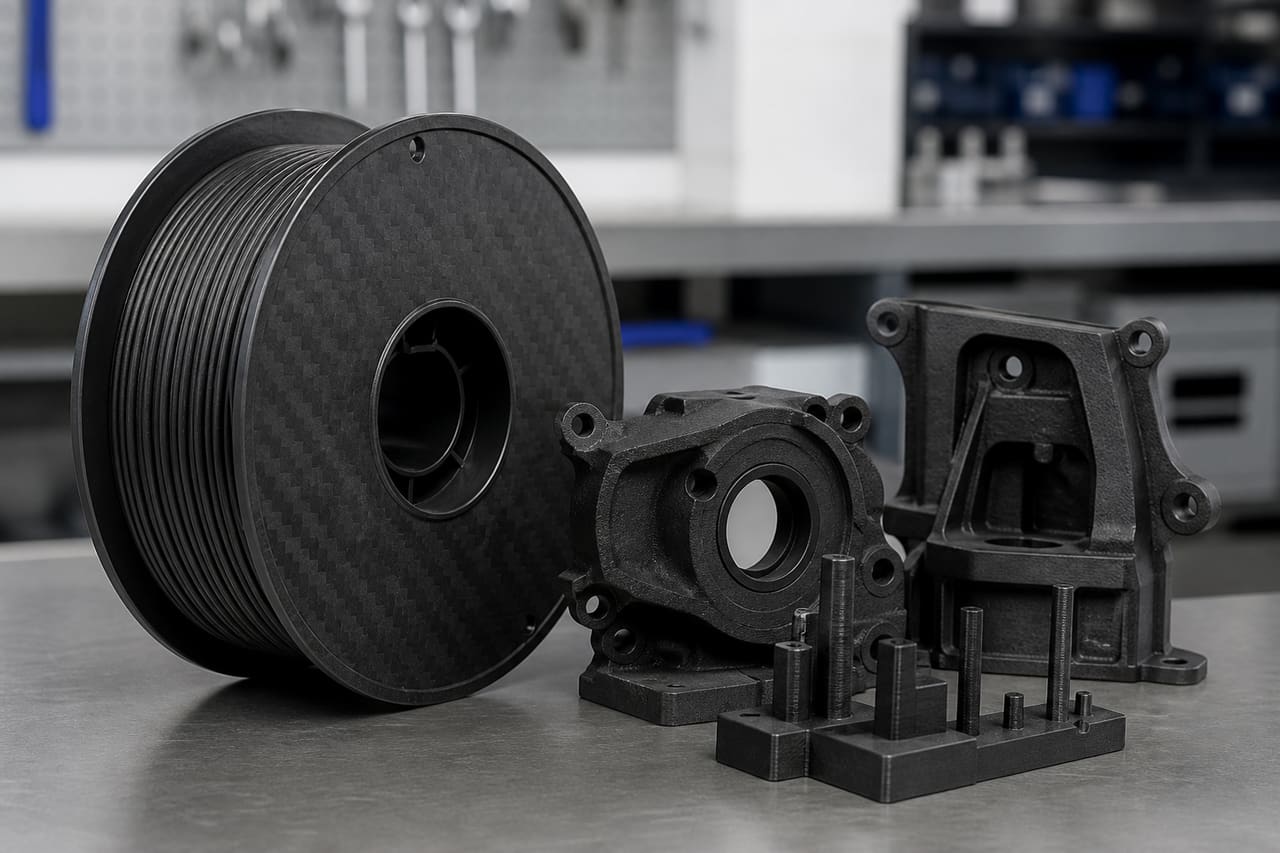 CF ABS filament OEM wholesale housings: Stiffer Shells Before Nylon-CF