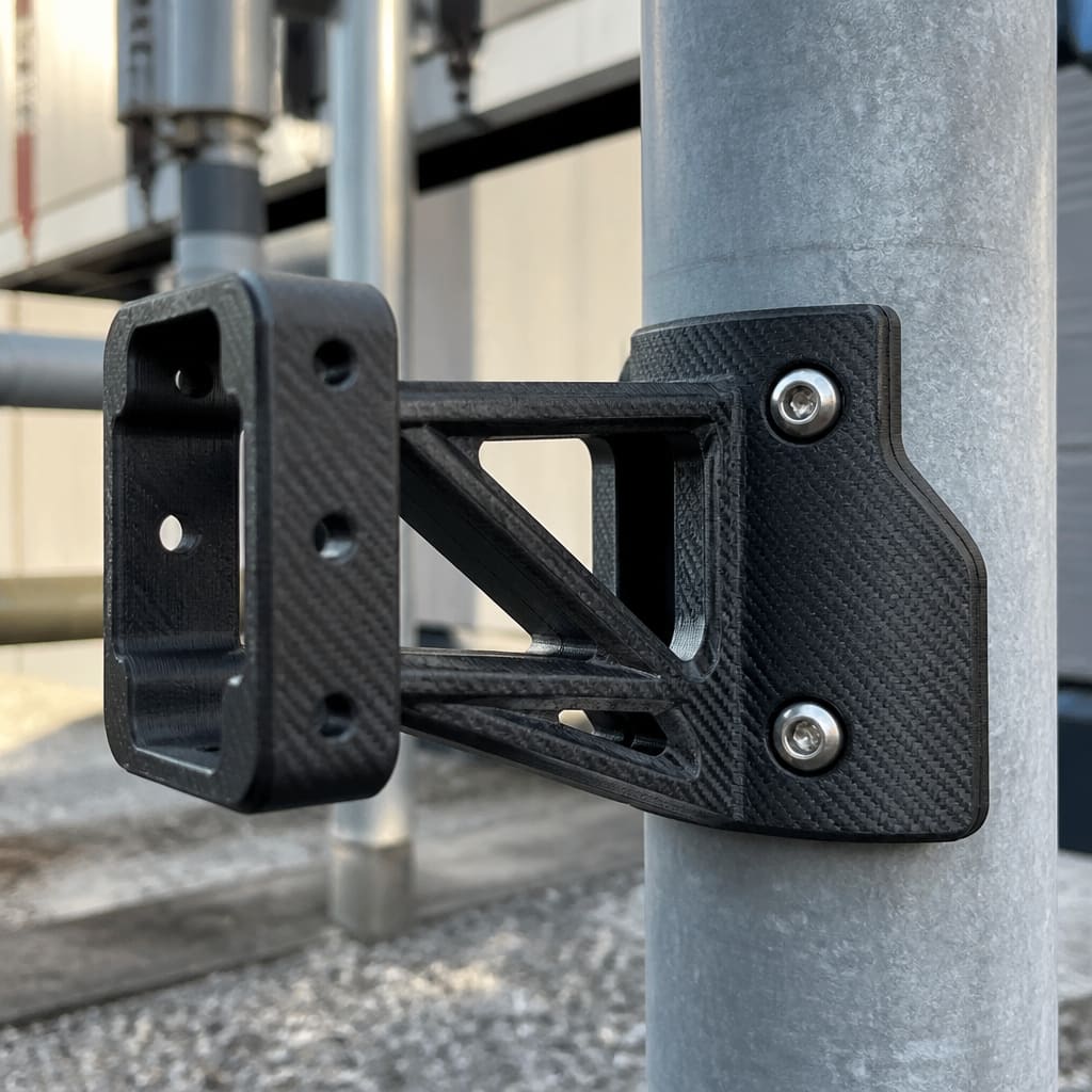 CF ASA carbon fiber outdoor bracket OEM 3D print wholesale