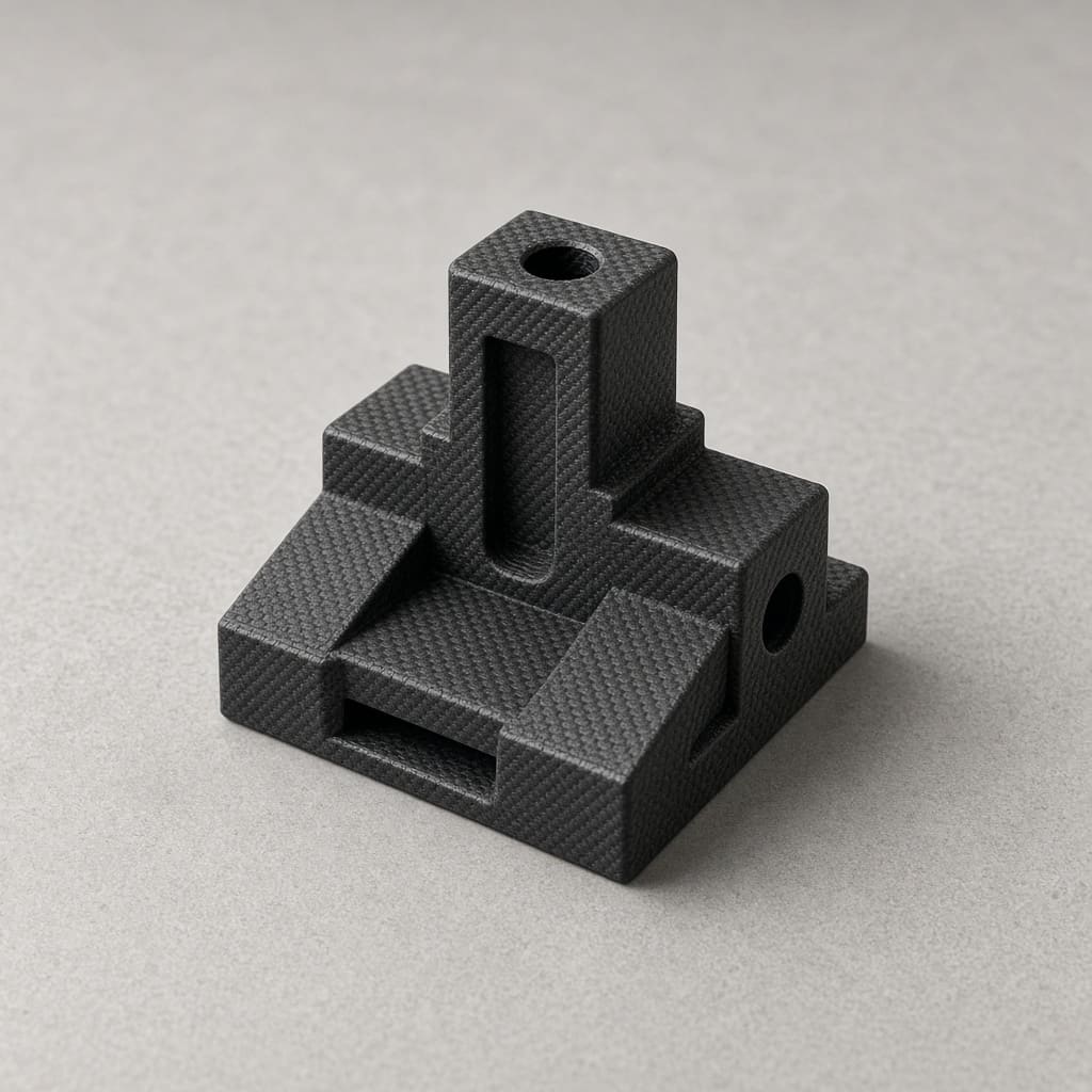 CF PETG print farm fixture OEM wholesale — matte black locating jig
