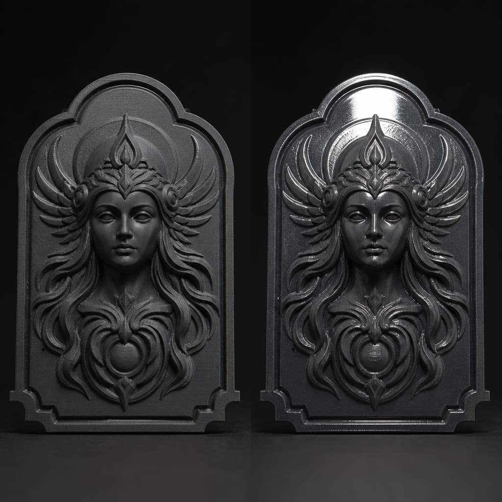 matte PETG vs glossy display glare OEM wholesale