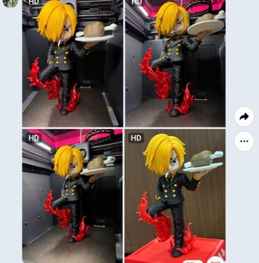Matte PLA PETG display figure Ho Chi Minh 3D print studio OEM wholesale — black yellow red low glare no stringing
