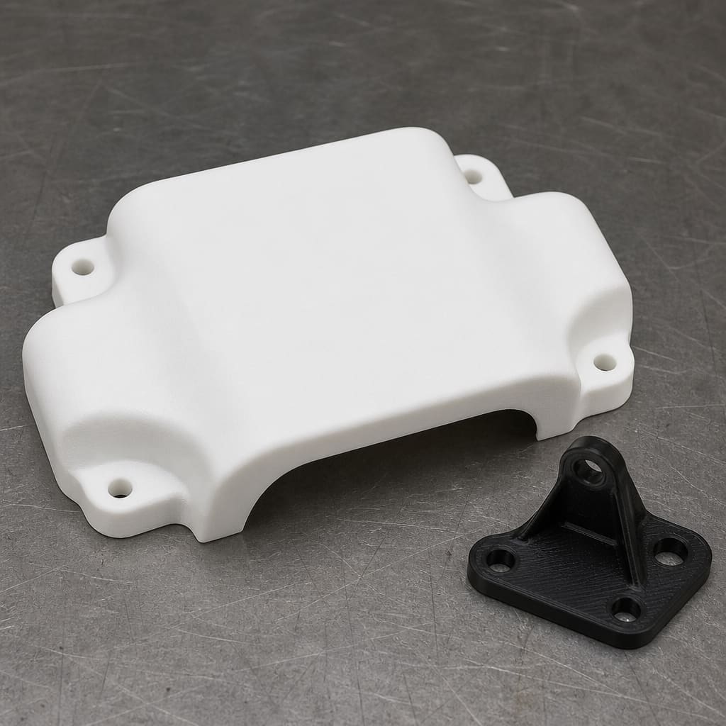 White PC polycarbonate impact cover OEM print wholesale