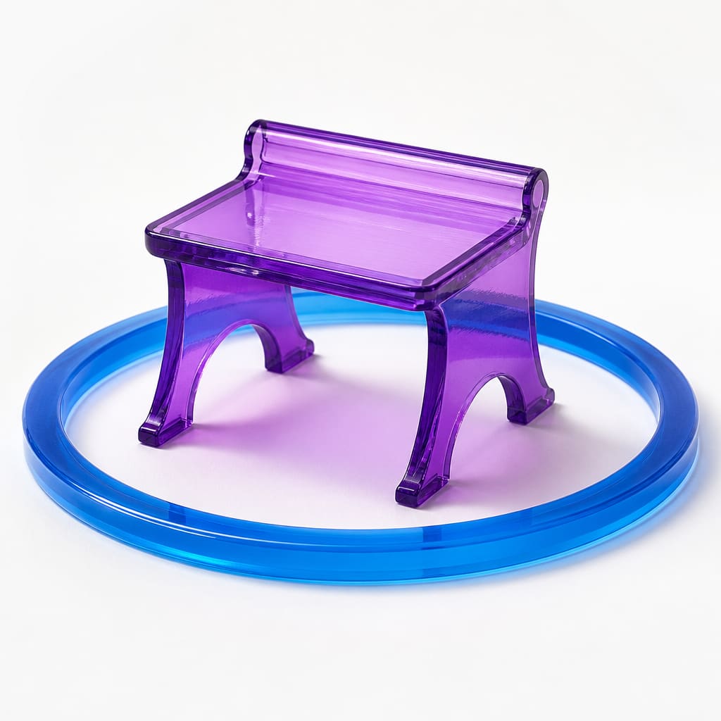 PETG shiny display parts OEM wholesale