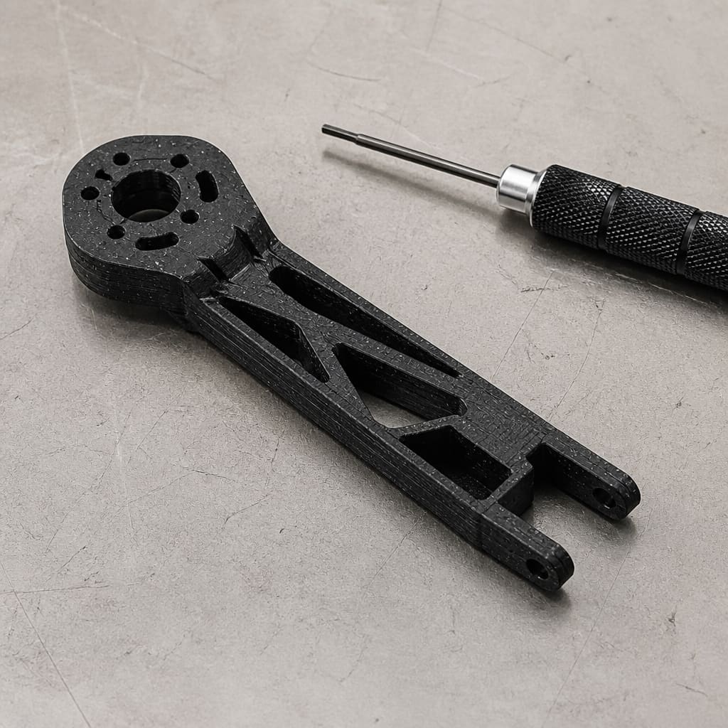 PLA CF carbon fiber drone bracket OEM print wholesale