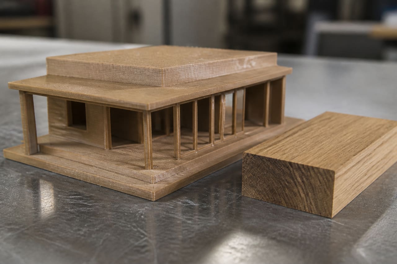 PLA wood architectural model OEM wholesale