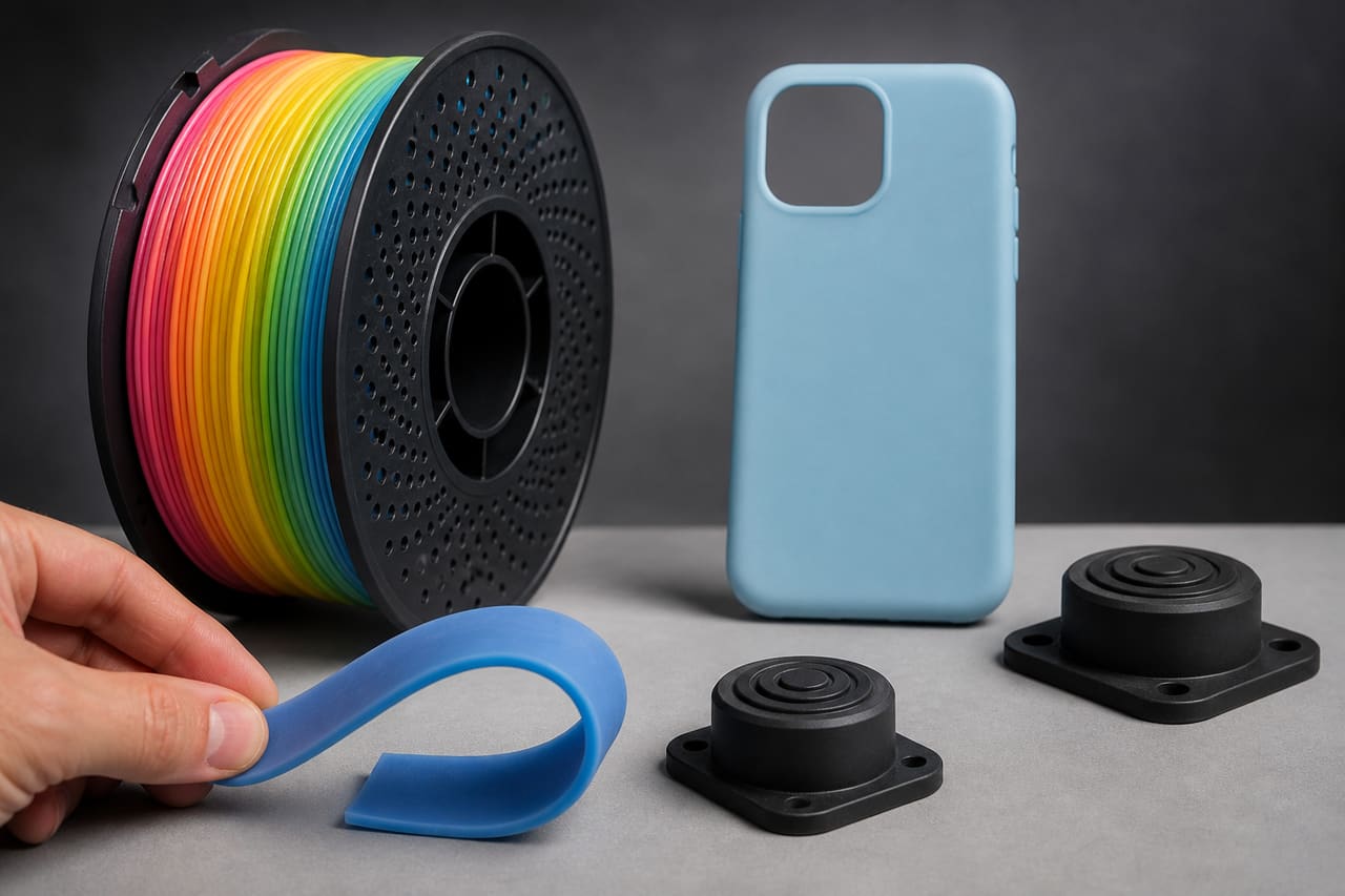 TPU 95A: From Phone Cases to Industrial Bumpers — How to Sell Flexible Filament