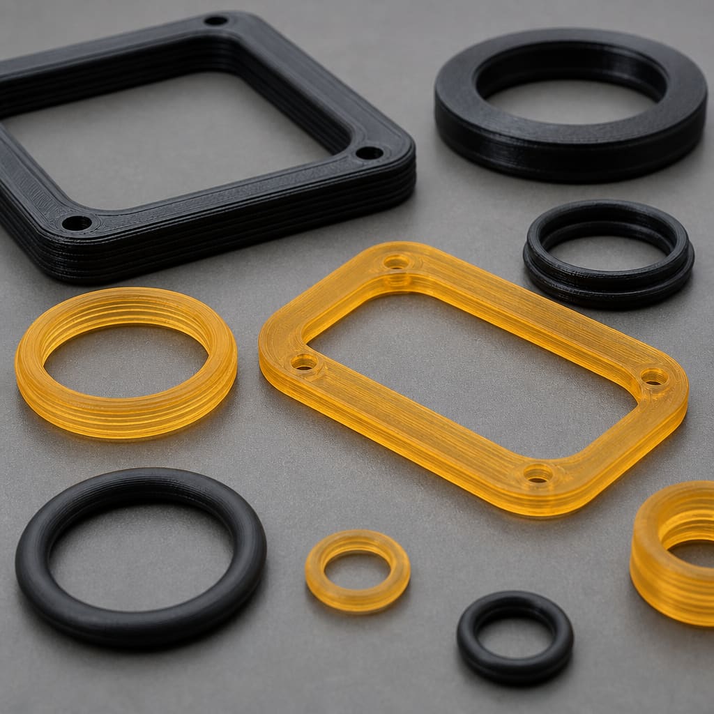 TPU 95A printed gasket seals for OEM