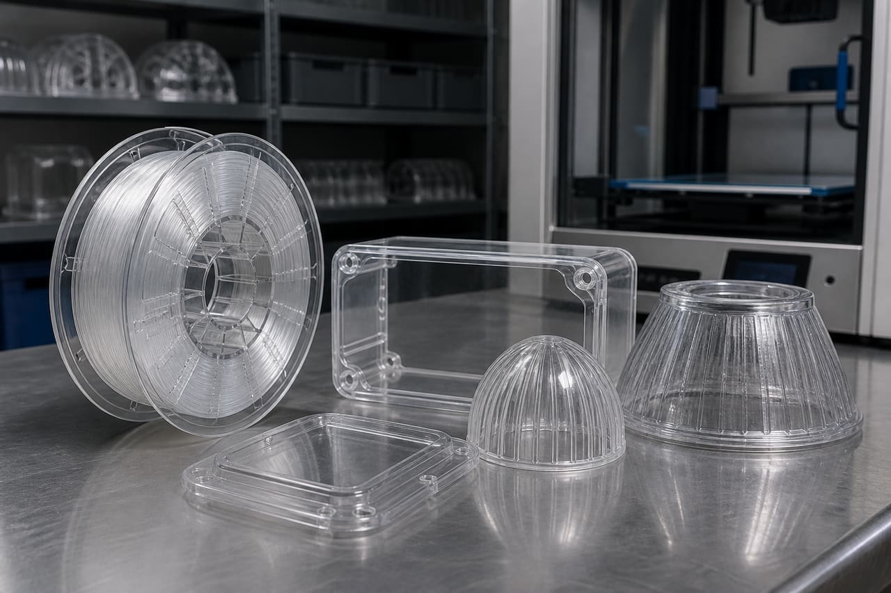 transparent PETG filament OEM wholesale covers: Clear Guards Before Matte PLA